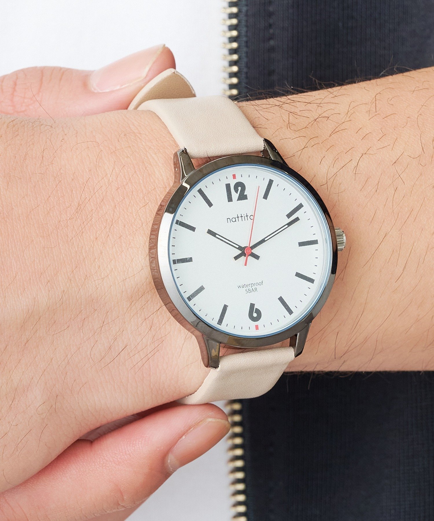 【SALE／10%OFF】SETUP7 SETUP7/ウォータープルーフ 防水機能付き シンプルウォッチ ST310 FW セットアップセブン アクセサリー・腕時計 腕時計【送料無料】