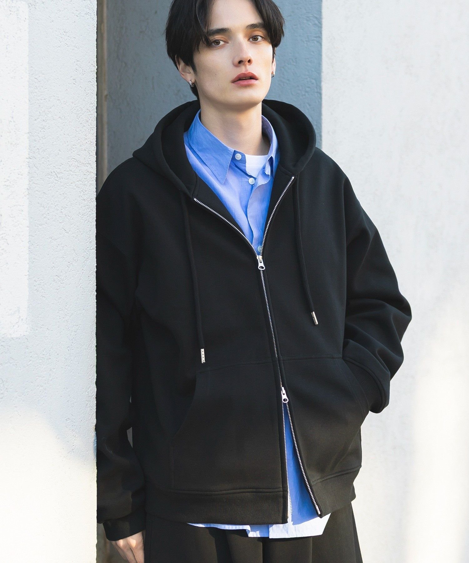 【SALE／25%OFF】CRAFT STANDARD BOUTIQUE ボンディングスウェットジップパーカー クラフトスタンダードブティック トップス スウェット・トレーナー ブラック【送料無料】