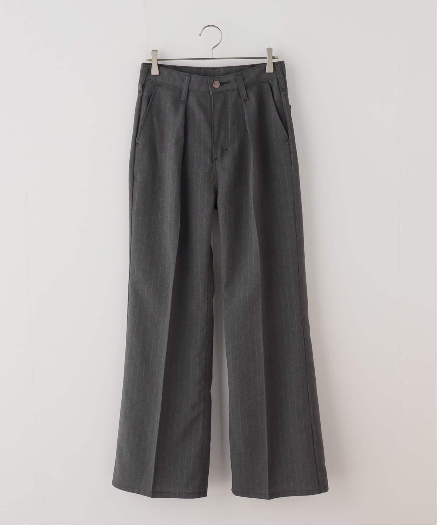 JOINT WORKS Wrangler/ラングラー WRANCHER WIDE ジョイントワークス パンツ スラックス・ドレスパンツ グレー ネイビー