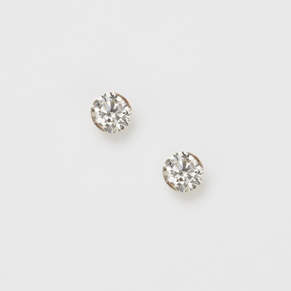 【SALE／10%OFF】agete K18ダイヤモンドピアス(0.07ct) アガット アクセサリー・腕時計 ピアス ホワイト【送料無料】