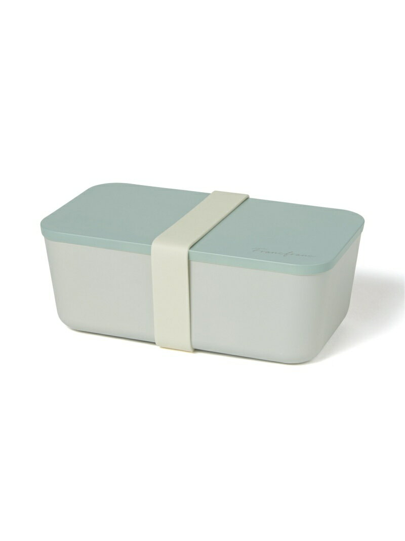 Francfranc ロゴ ランチボックス 1段 フランフラン 食器・調理器具・キッチン用品 弁当箱・ランチボックス ブルーのサムネイル