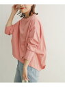 DOORS 『0サイズ/WEB限定』コットンタックプルオーバー アーバンリサーチドアーズ カットソー Tシャツ ピンク ホワイト イエロー ブルー【送料無料】