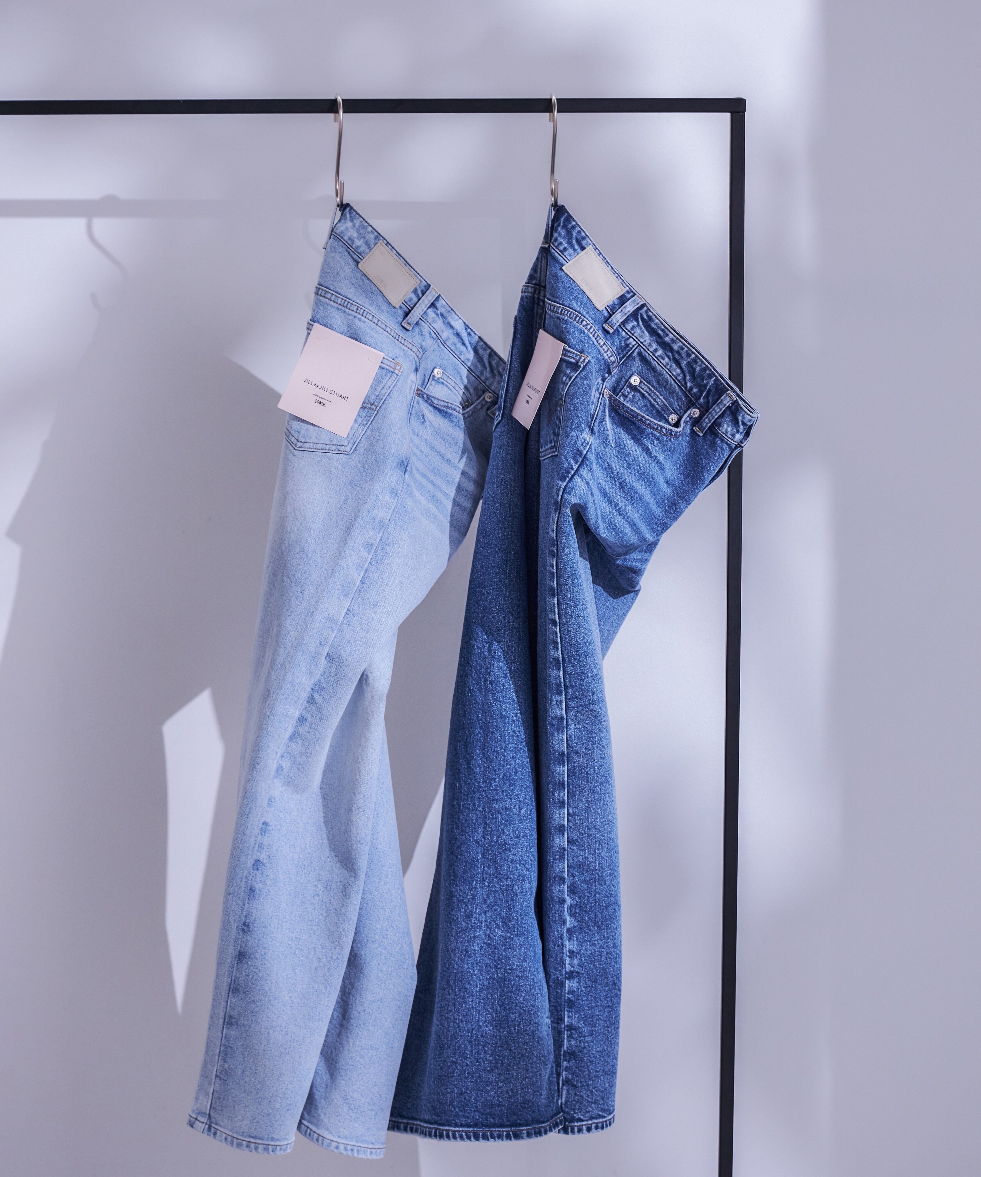 JILL by JILL STUART EDWINコラボセミフレアデニムパンツ ジル バイ ジル スチュアート パンツ その他のパンツ ブルー【送料無料】