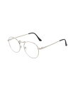 Fun&Daily F&D:Metal frame Glasses ファンアンドデイリー ファッション雑貨 メガネ シルバー
