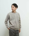 【SALE/50%OFF】MEN'S MELROSE ハイファンクショナルフリーススプリットラグランスウェット メンズメルローズ トップス スウェット・トレーナ...