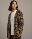 【SALE/40%OFF】JACKROSE JE LEOPARD JQ SHAGGY KNIT CARDIGAN(MENS) ジャックローズ トップス カーディガン ブラウン グレー【送料無料】