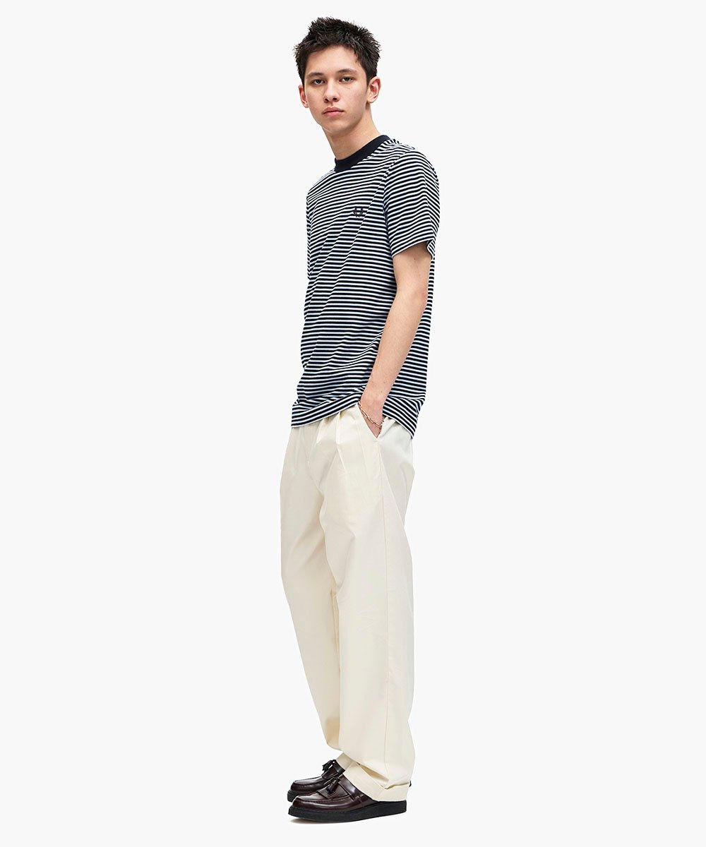 FRED PERRY フレッドペリー Fine Stripe T-Shirt ブルーコムブルー トップス カットソー・Tシャツ【送料無料】