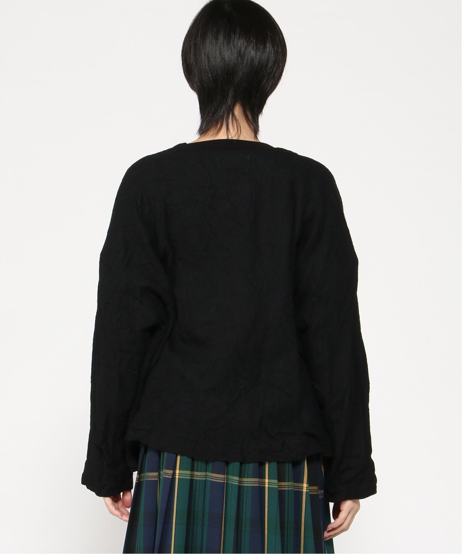 pas de calais リファインガーゼ ジャケット パドカレ ジャケット・アウター その他のジャケット・アウター ブラック