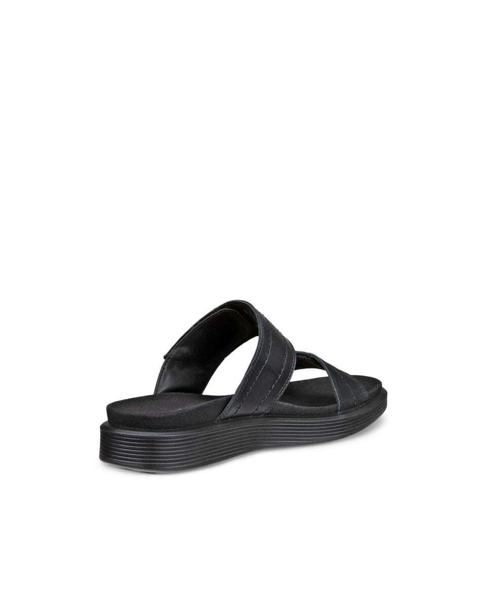 ECCO 快適 SOFT SANDAL レディース 本革 コンフォートサンダル エコー シューズ・靴 サンダル ブラック