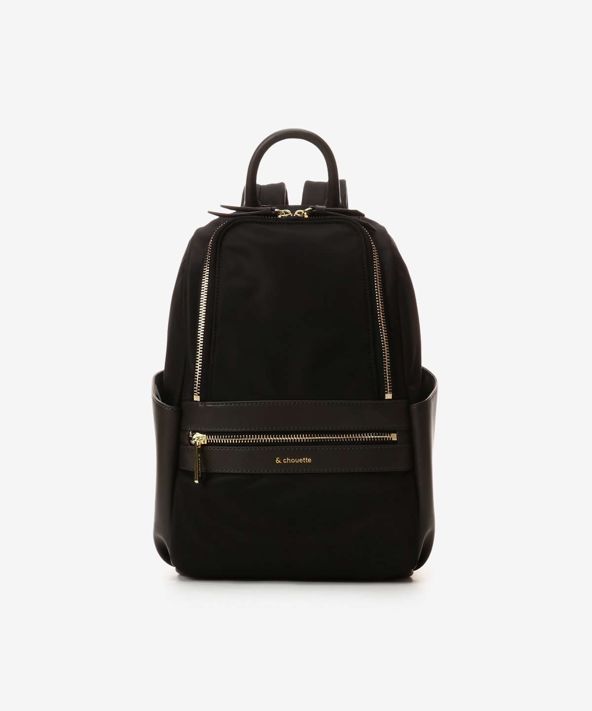 & chouette ポリエステル リュックサック(小) アンドシュエット バッグ リュック・バックパック ブラック グリーン ブラウン ピンク【送料無料】