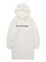 【SALE／20%OFF】gelato pique 【ONLINE限定】ベビモコアイスジャガードフーディワンピース ジェラートピケ インナー・ルームウェア その他のインナー・ルームウェア ホワイト ピンク【送料無料】