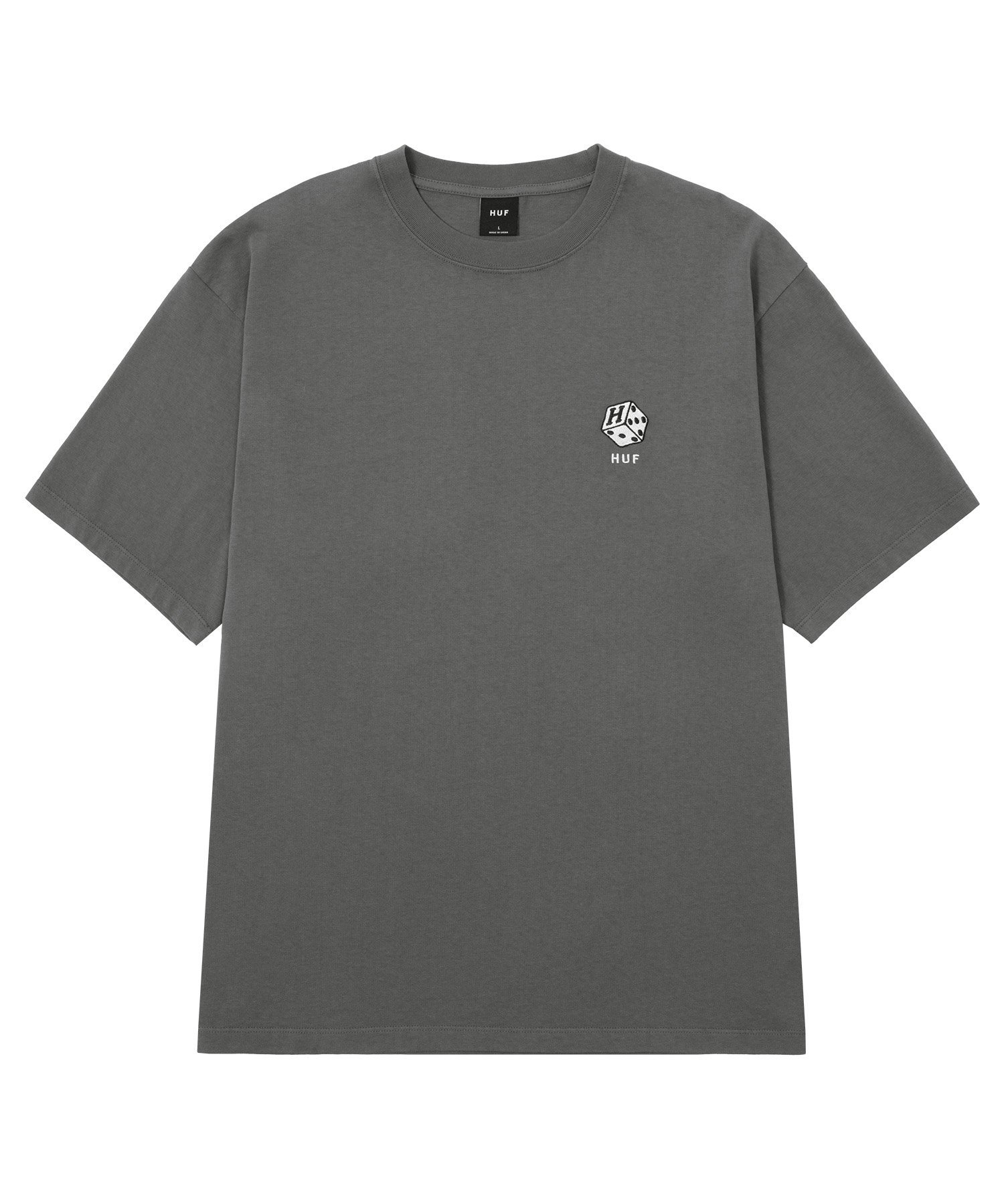 HUF SNAKE EYES EMB S/S TEE HUF ハフ 半袖 Tシャツ ハフ トップス カットソー Tシャツ グレー パープル ホワイト イエロー【送料無料】