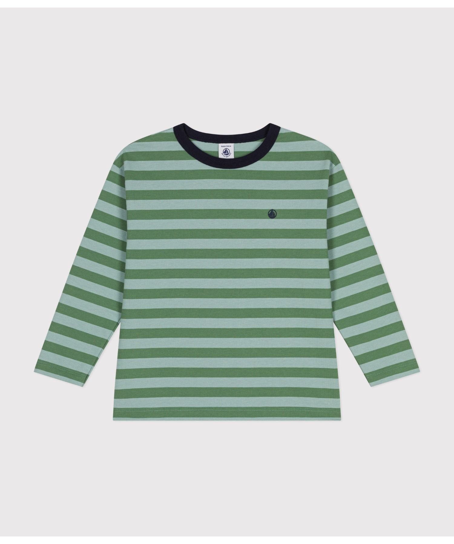 【SALE/20%OFF】PETIT BATEAU 長袖Tシャツ プチバトー トップス カットソー・Tシャツ グリーン【送料無料】