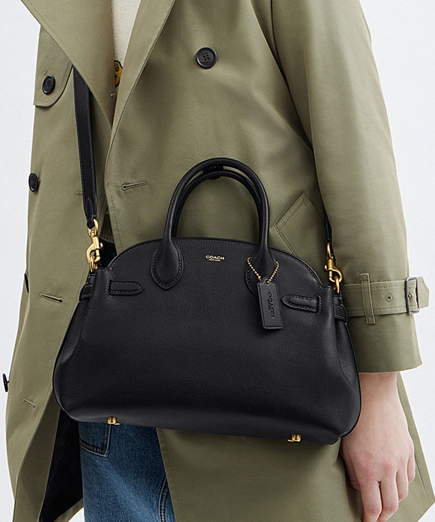 COACH 【公式】ソフト エンパイア キャリーオール バッグ 28 コーチ バッグ ショルダーバッ