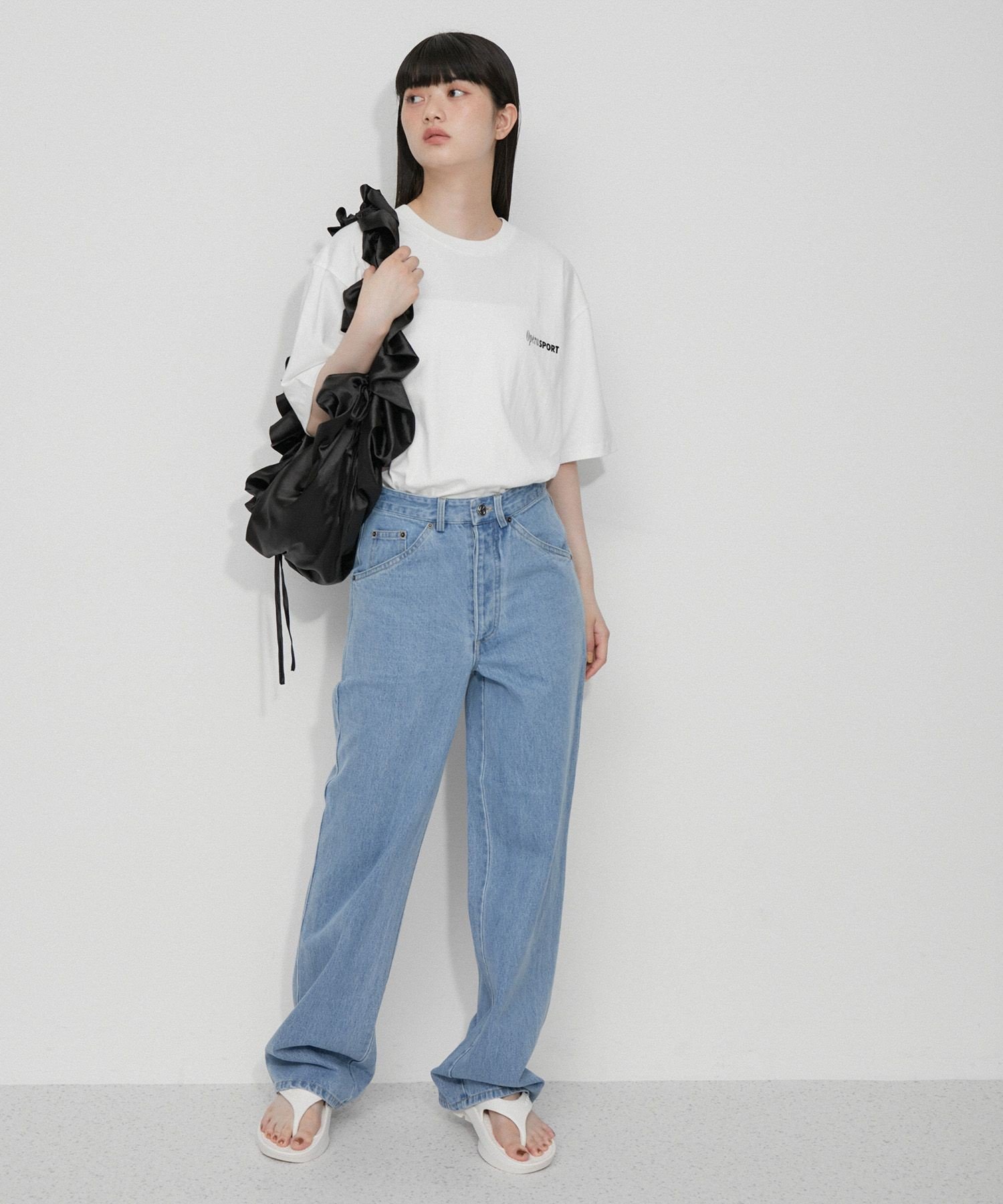 ADAM ET ROPE' FEMME 【公式サイト・実店舗限定】【OperaSPORT(オペラスポーツ)】SHIRLEY BAG アダムエロペ バッグ ショルダーバッグ ブラック【送料無料】