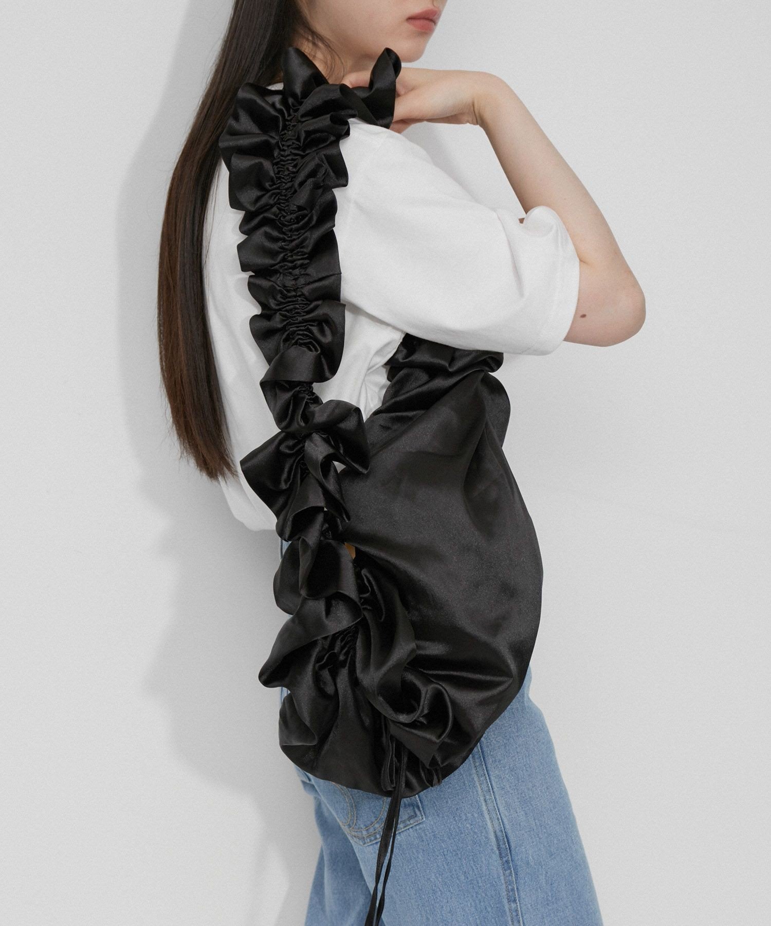 ADAM ET ROPE' FEMME 【公式サイト・実店舗限定】【OperaSPORT(オペラスポーツ)】SHIRLEY BAG アダムエロペ バッグ ショルダーバッグ ブラック【送料無料】