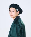 CA4LA PAINTED BERET カシラ 帽子 ハンチング・ベレー帽 ブラック グレー【送料無料】