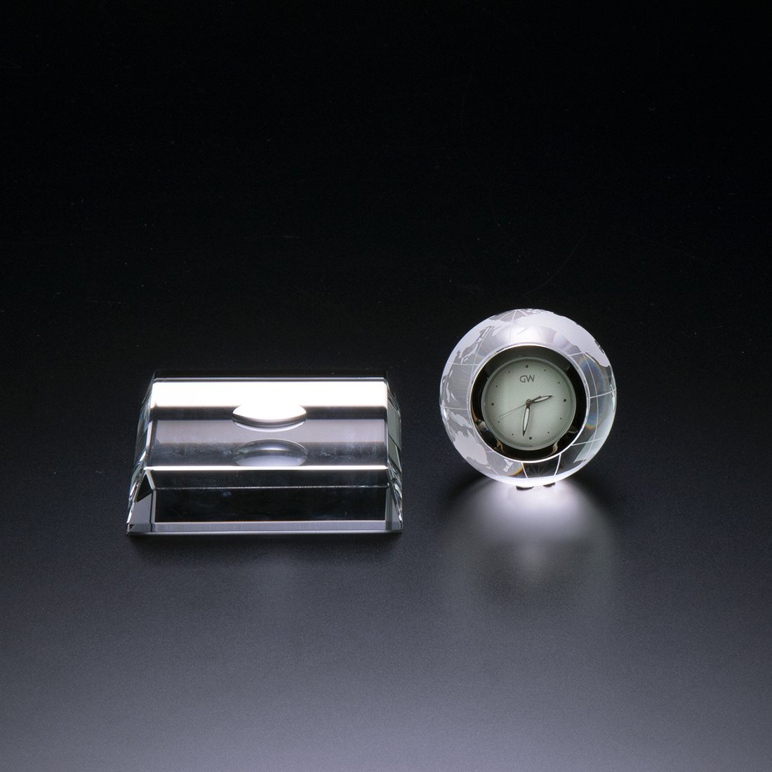 NARUMI 【公式】グラスワークス アース クロック 8cm ナルミ インテリア・生活雑貨 時計【送料無料】 [2]