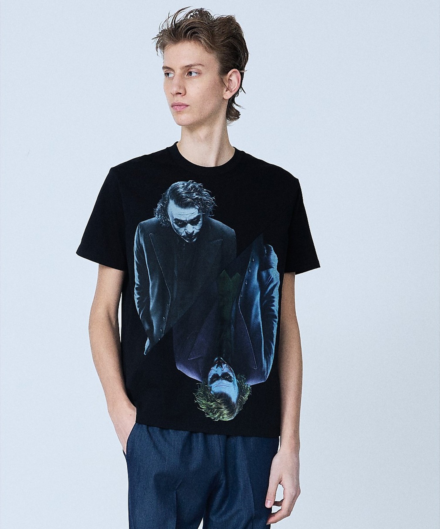 5351POUR LES HOMMES 【The Joker*5351】半袖 プリント Tシャツ ゴーサンゴーイチプールオム トップス カットソー・Tシャツ ホワイト ブラック【送料無料】