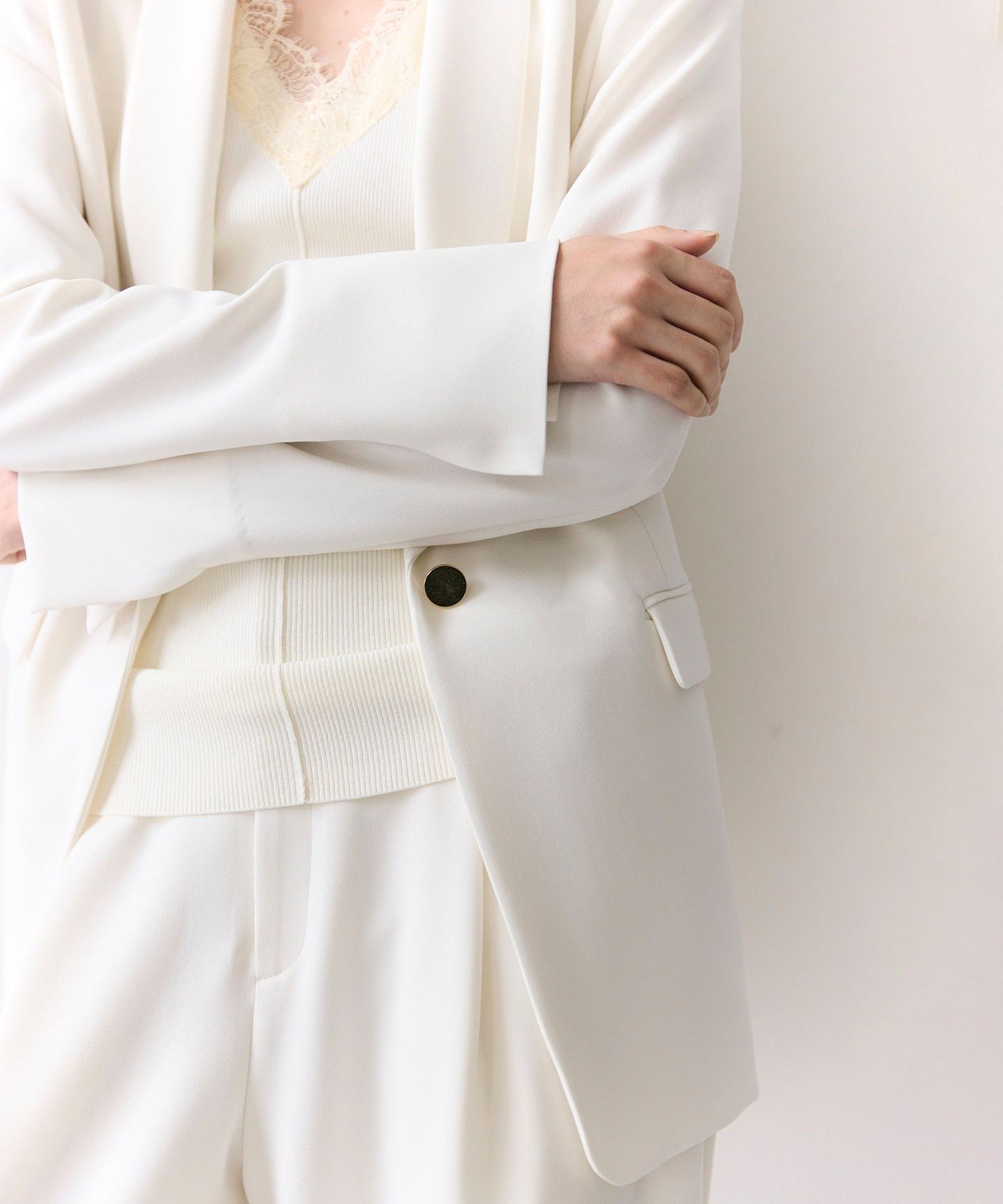 , 【Precious掲載】GYPSUM / シルキータッチ ショールカラージャケット ベイジ, ジャケット・アウター テーラードジャケット・ブレザー ブラウン