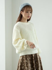 【SALE／80%OFF】earth music&ecology Premium Label ふわふわニットプルオーバー アースミュージック&エコロジー ニット 長袖ニット ホワイト ブラック ベージュ ブラウン イエロー グリーン ブルー パープル