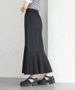 【SALE/70%OFF】GeeRA 裾切替マーメイドスカート ジーラ スカート その他のスカート ホワイト グリーン ブラック