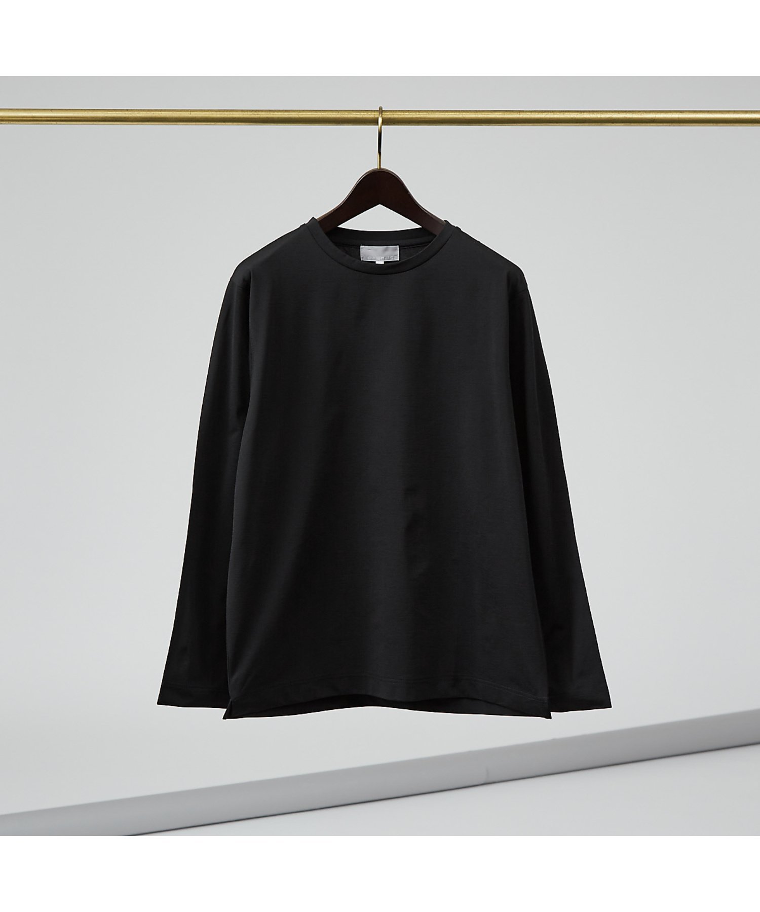 エアファンクション 長袖Tシャツ アバハウス トップス カットソー・Tシャツ グレー ブラウン ホワイト ブラック ネイビー グリーン ブルー