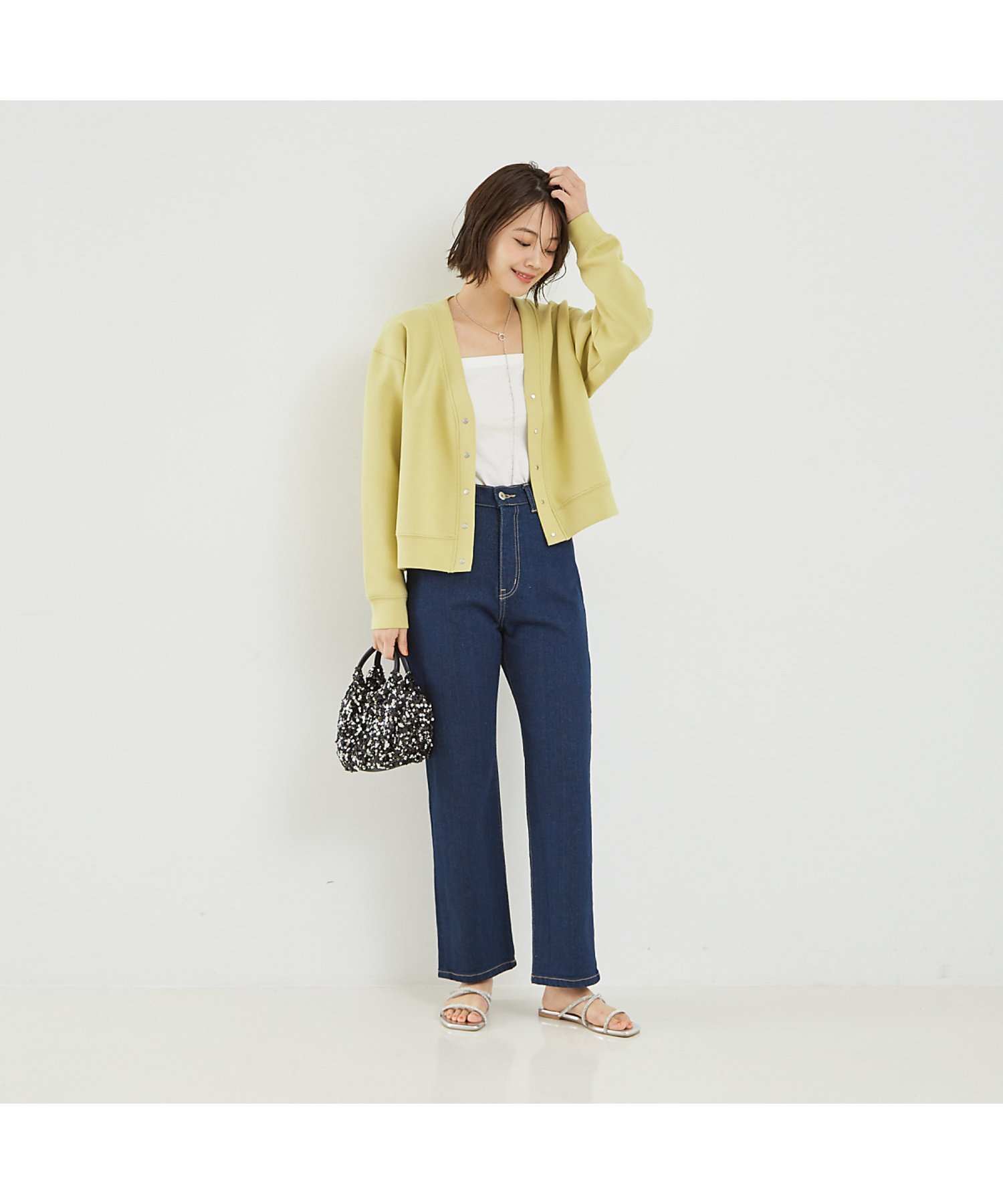 abahouse mavie スパンコール2WAYバック アバハウス マヴィ バッグ ショルダーバッグ シルバー ホワイト【送料無料】