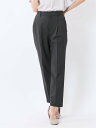 【SALE/20%OFF】m.f.editorial ストレッチウォッシャブル トラベスト テーパードパンツ グレー千鳥(セットアップ可能) 【25SS】 レデ...