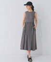 【SALE/30%OFF】grove 【晴れの日も雨の日も】撥水バルーンワンピース グローブ ワンピース・ドレス その他のワンピース・ドレス グレー ブラック オレンジ【送料無料】