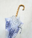 utatane utatane 有松絞り 日傘 50cm長傘 バンブーハンドル 淡藤色に遊ぶ亀 ウタタネ ファッション雑貨 傘・長傘【送料無料】