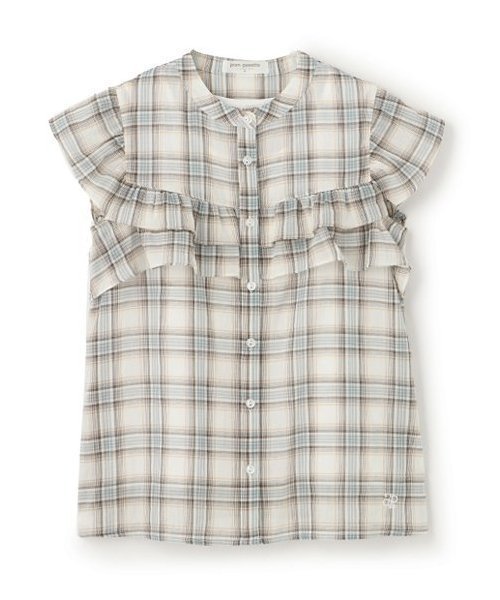 pom ponette junior フリルブラウス ナル�