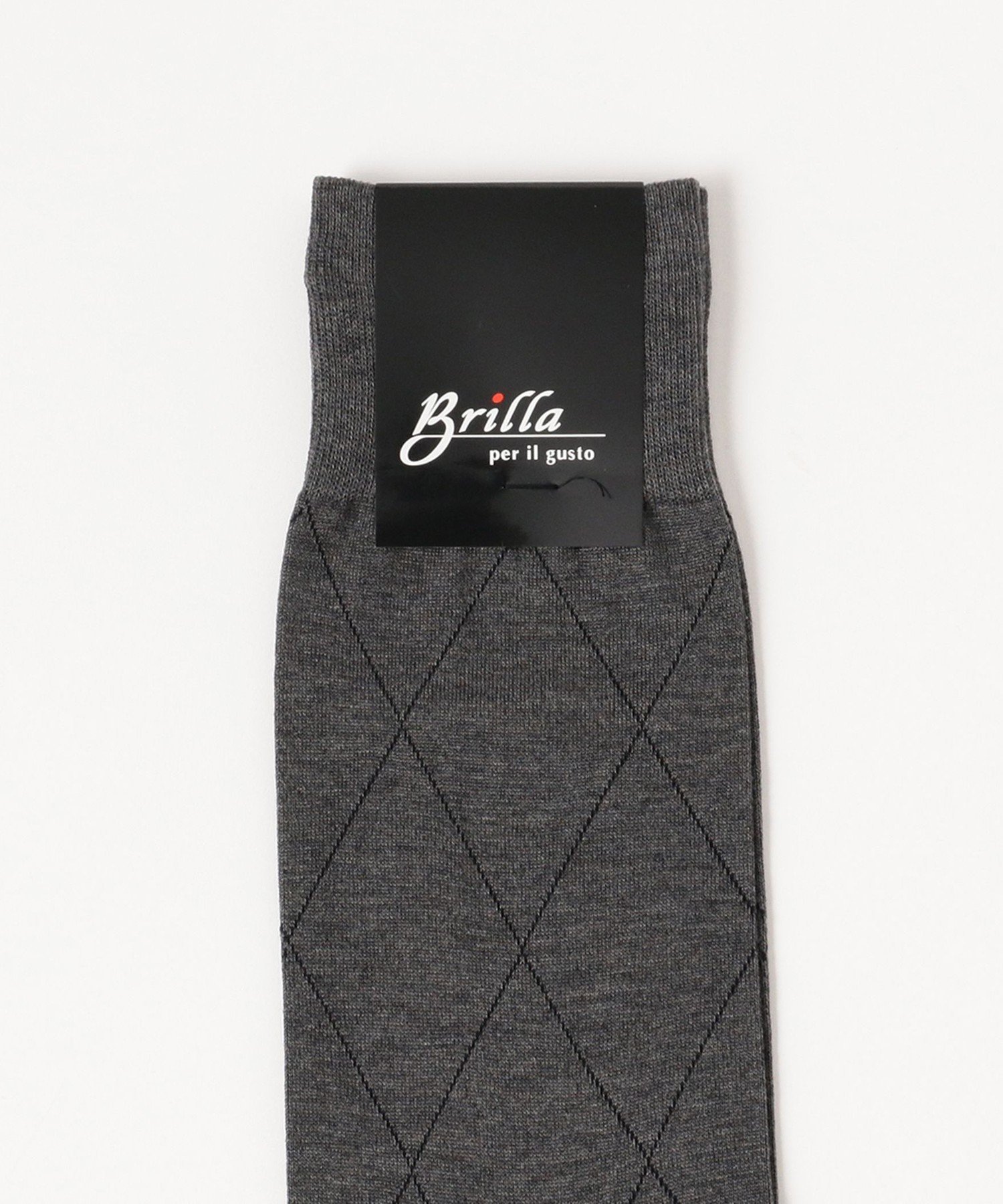 Brilla per il gusto ラインアーガイル ソックス ビームス メン 靴下・レッグウェア 靴下 ネイビー