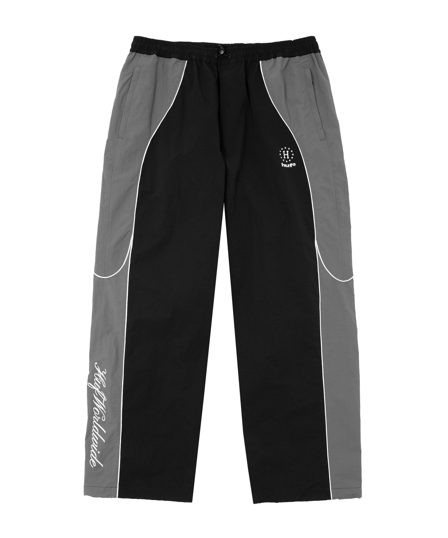 HUF ANTHEM TRACK PANT / HUF ハフ パンツ ハフ パンツ その他のパンツ ネイビー ブラック【送料無料】