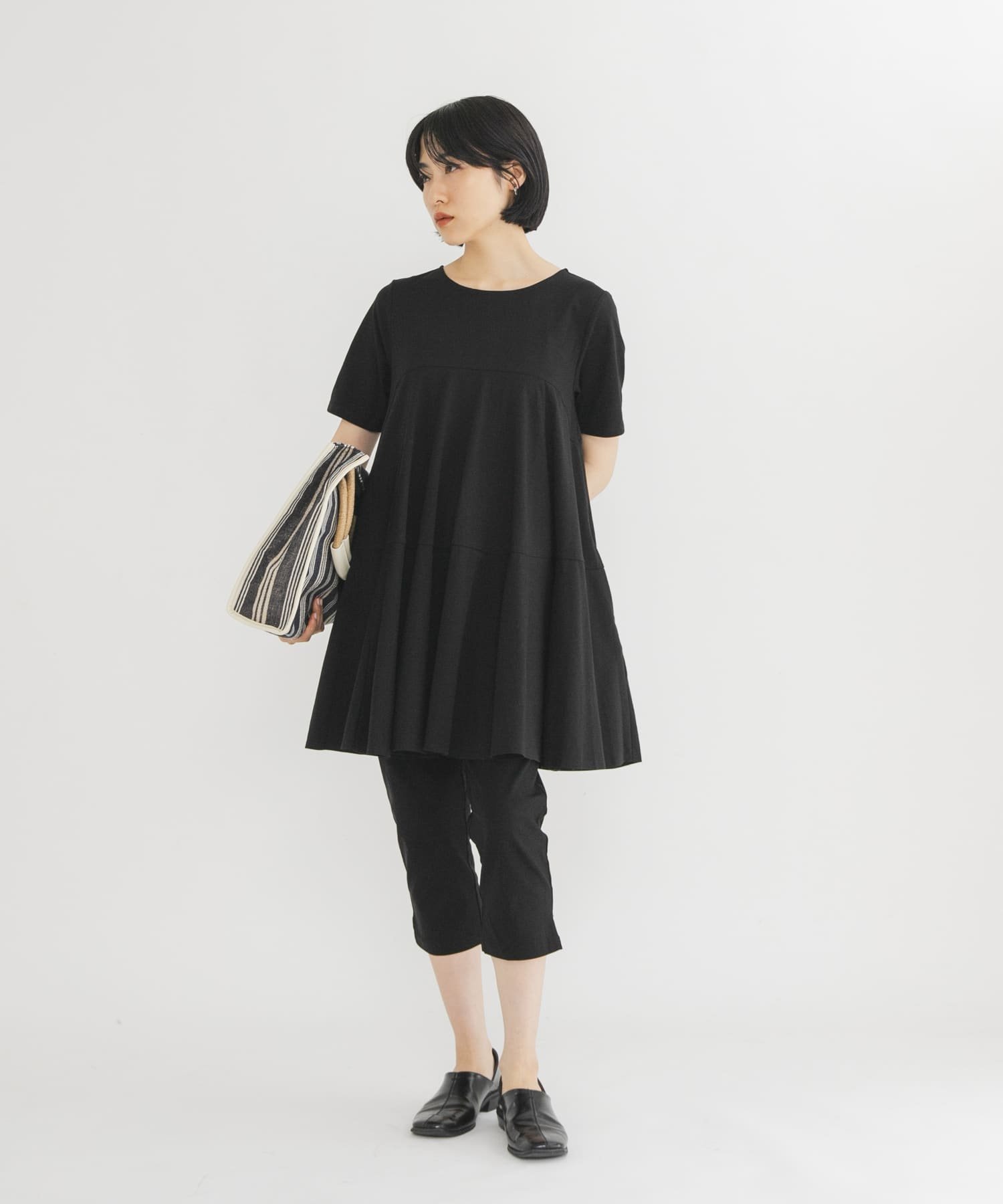【SALE／40%OFF】KBF ボリュームヘムカットミニワンピース ケービーエフ ワンピース・ドレス ワンピース ブラック ピンク ホワイト【送料無料】 stylife-15721633 Rakuten Fashion サンプル画像3