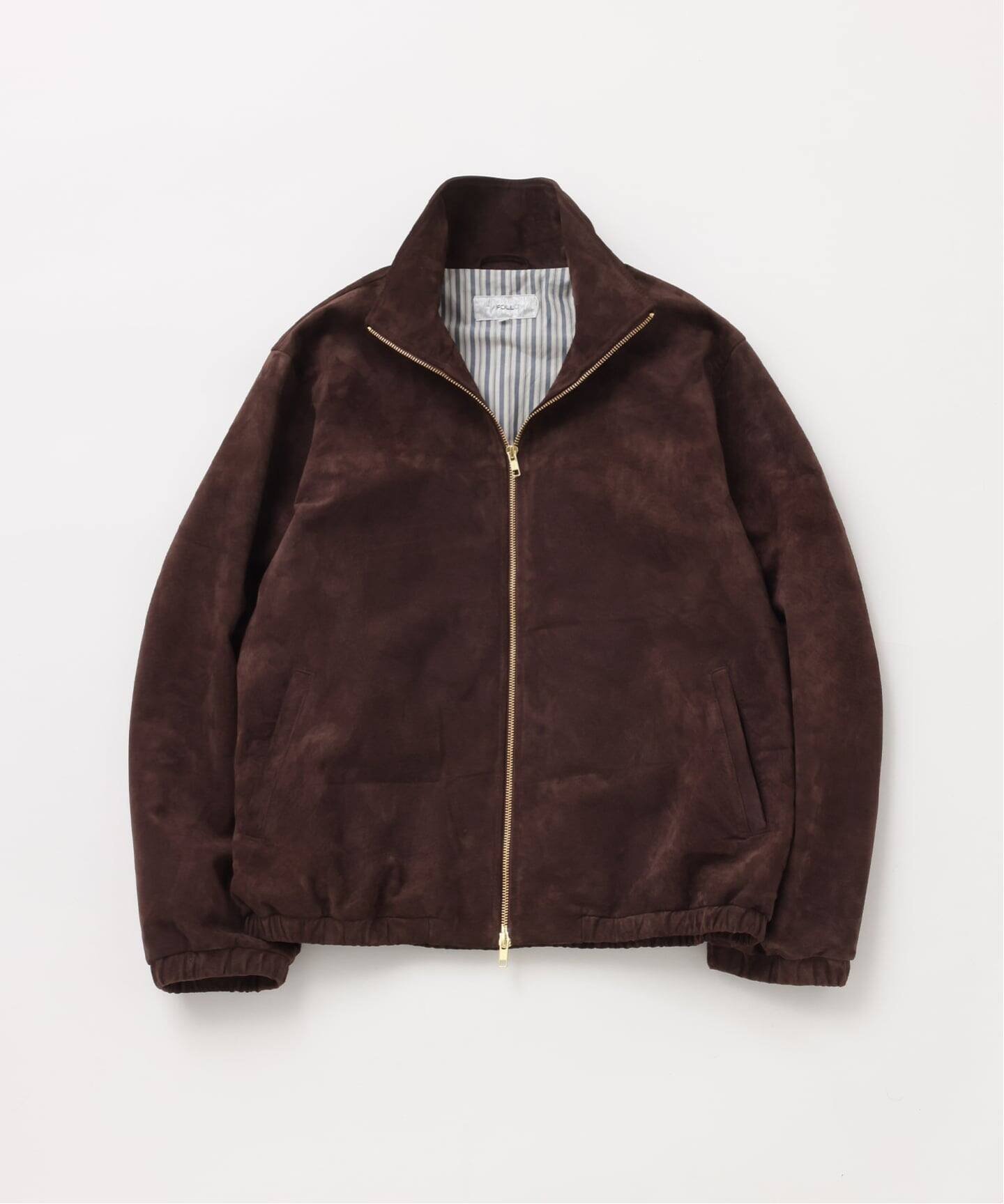 JOURNAL STANDARD 《予約》【FOLL / フォル】pig suede light track jacket ジャーナル スタンダード ジャケット・アウター ブルゾン・ジャンパー ブラウン【送料無料】