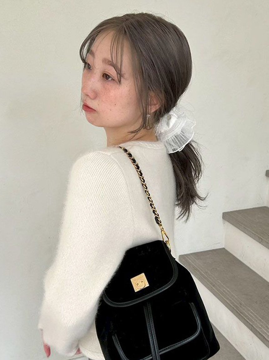 LILY BROWN バリエーションプリーツシュシュ リリーブラウン ヘアアクセサリー その他のヘアアクセサリー ブラウン【送料無料】