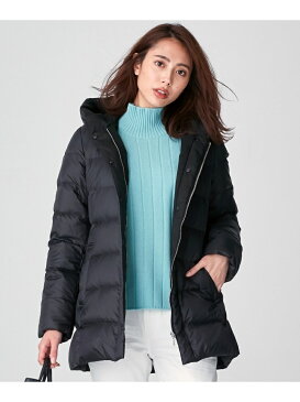 23区 S 【洗える&弱撥水】シレータフタフーデッドダウンコート(検索番号K37) ニジュウサンク コート/ジャケット ダウンジャケット ブラック ベージュ ネイビー【送料無料】