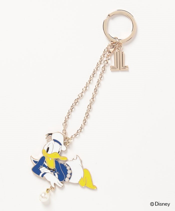 【SALE／56%OFF】LANVIN en Bleu スタンダードコレクション チャーム(ドナルド) クイーポ ファッション雑貨 チャーム・キーチェーン ブルーのサムネイル
