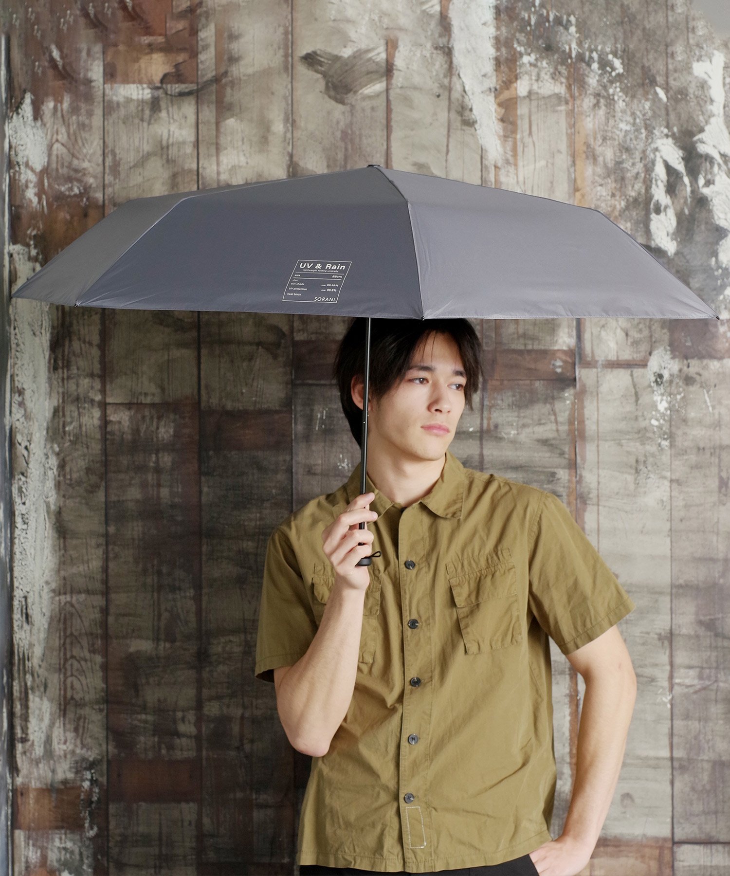 ADPOSION ADPOSION/(U)【日傘 晴雨兼用】sun shade carbon smart light mini 58cm テットオム ファッション雑貨 折りたたみ傘 グレー シルバー ブラック ホワイト【送料無料】