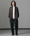 【SALE/40%OFF】NANO universe WEB限定/フェイクスエードBigシャツ ナノユニバース トップス シャツ・ブラウス ブラック グレー ブ...
