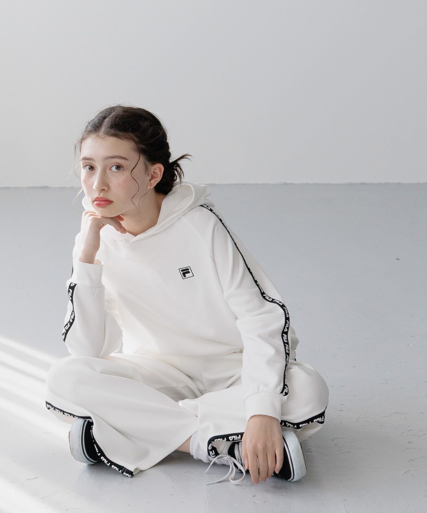 【SALE／73%OFF】GLOBAL WORK FILA/コラボトラックパンツ/キッズ/252059 グローバ...