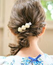 apres les cours ハートモチーフヘアクリップセット エフオーオンラインストア ヘアアクセサリー バレッタ・ヘアクリップ・ヘアピン ホワイト ブルー