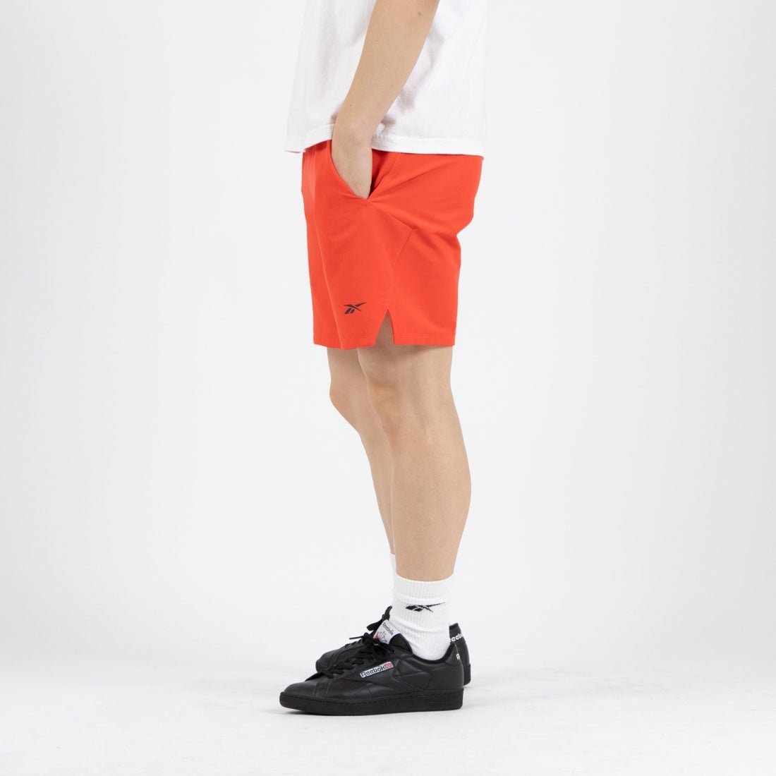 Reebok アスリート ストレングス ショーツ / ATHLETE STRENGTH SHORT リーボック パンツ その他のパンツ ブラック レッド【送料無料】