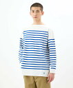 Bshop ORCIVAL | ラッセル セーラーTシャツ MEN ビショップ トップス カットソー・Tシャツ ブルー【送料無料】