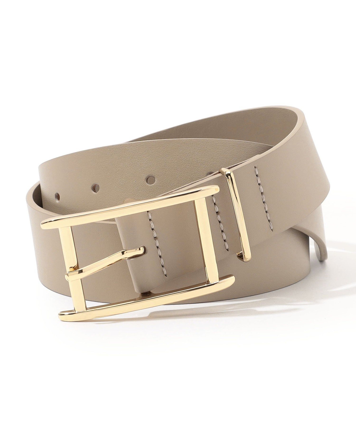 TOMORROWLAND GOODS LEFIJE BUCKLE レザーベルト トゥモローランド ファッション雑貨 ベルト ブラック【送料無料】