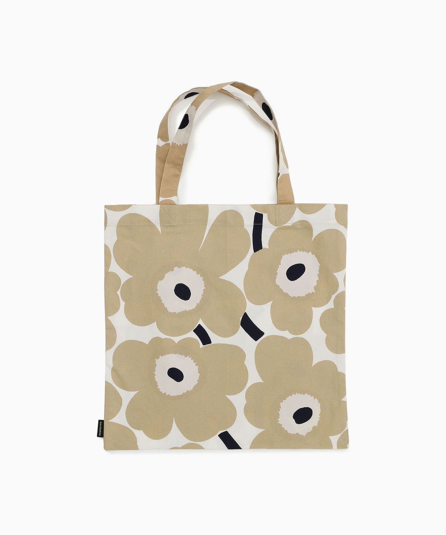 Pieni Unikko ファブリックバッグ44X43cm マリメッコ バッグ トートバッグ ホワイト