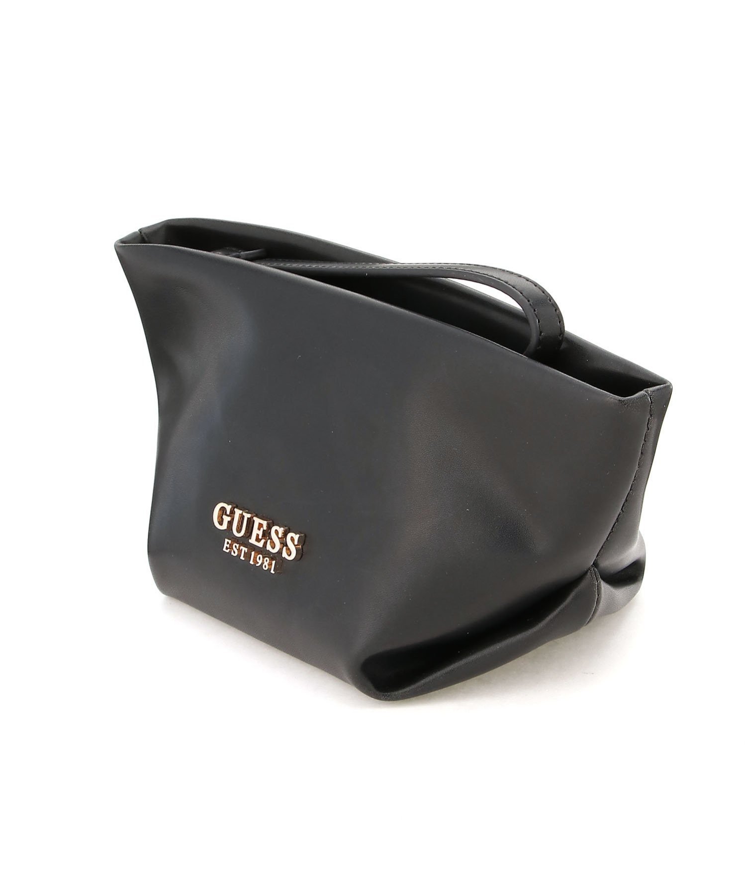 GUESS ポーチ(W)ECO Evaine Makeup Bag ゲス バッグ ハンドバッグ ブラック レッド