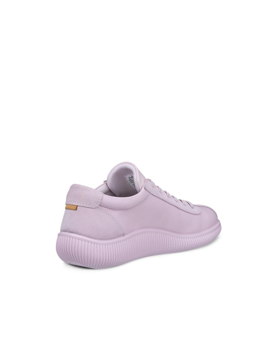 【SALE／20%OFF】ECCO ECCO 快適 SOFT ZERO レディース 本革 スニーカー エコー シューズ・靴 スニーカー ピンク【送料無料】