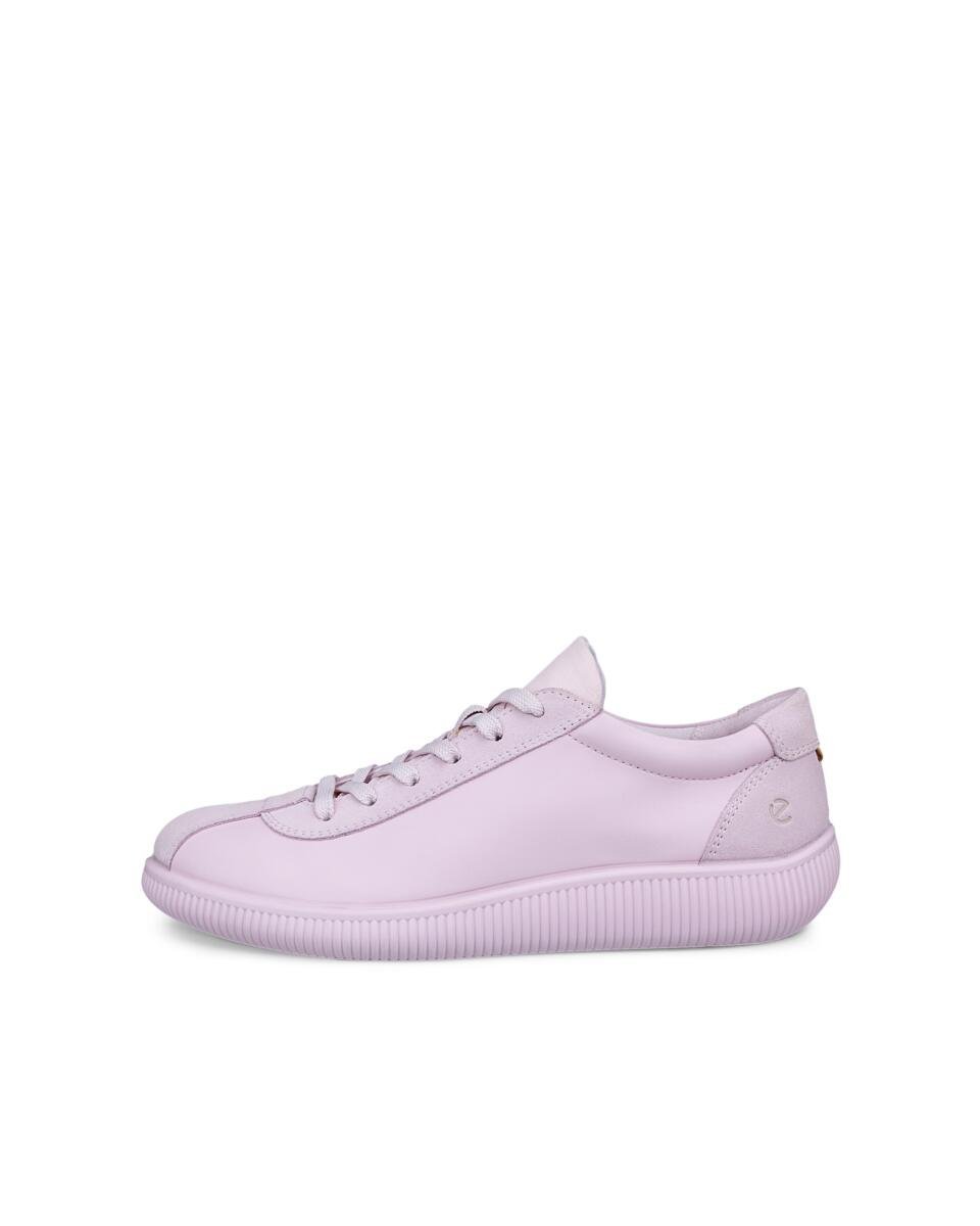 【SALE／20%OFF】ECCO ECCO 快適 SOFT ZERO レディース 本革 スニーカー エコー シューズ・靴 スニーカー ピンク【送料無料】